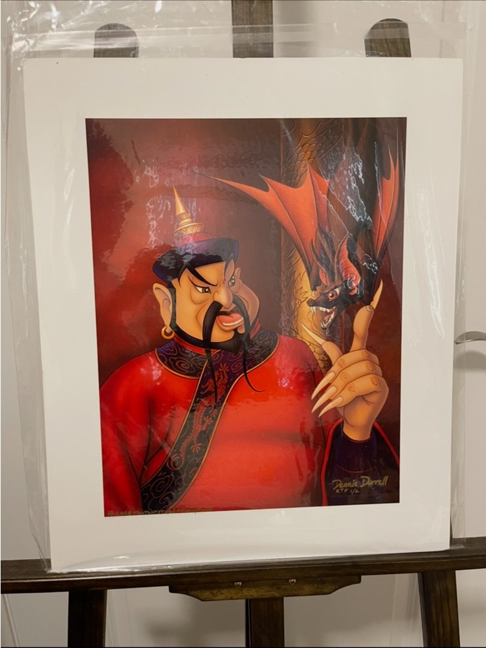 Dennis Durrell RTP 1/2 Signed Limited Proof Print - Fantasy Stage Sealed Art